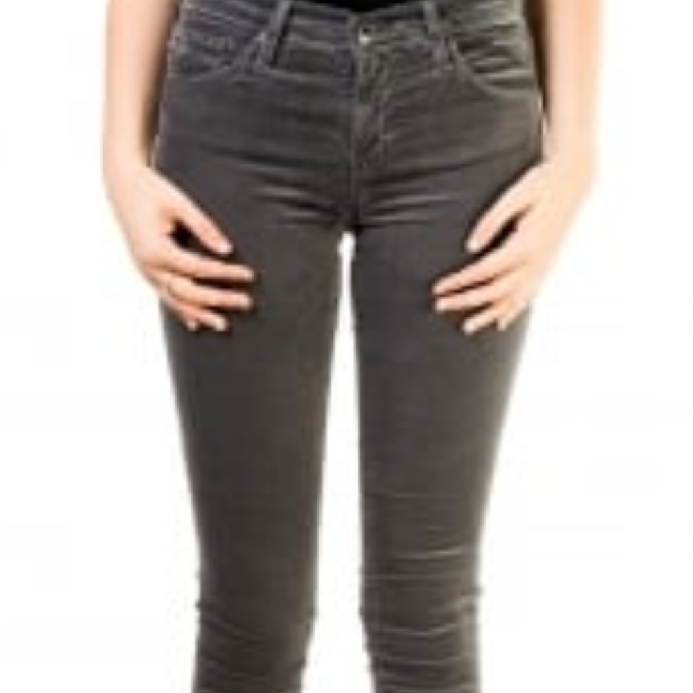 AG Jeans Velvet LEGGING Asteroid Grey  -NWT